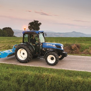 New Holland New T4.105 Low Profile Tractor on the Road
