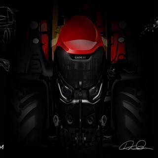A concept sketch for the New Case IH Optum Tractor by Dwayne Jackson