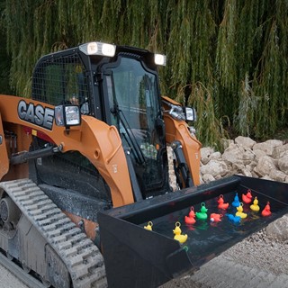TR270 compact track loader at the “Lawless Loader” round