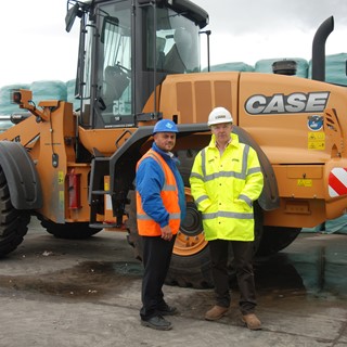 From left to right: Phil Lord, operations director, Impetus Waste and Simon Causier, director at Warwick Ward
