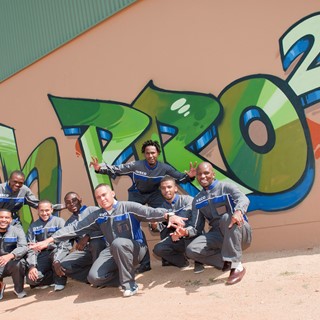 Students from the TechPro2 Program in South Africa