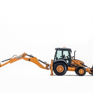CASE offers choice of boom and loader arm on industry-leading 580ST backhoe loader