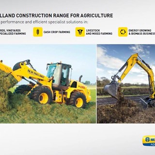 New Holland Construction range for agriculture