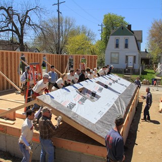 CNH Industrial employees in NAFTA volunteer to help build homes with Habitat for Humanity