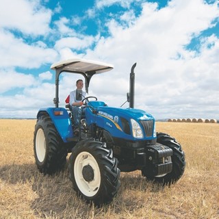 New Holland Agriculture TT4.55 Tractor in the Field