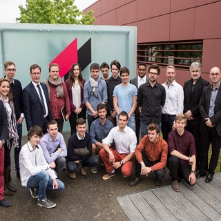 Transport Design students and faculty from L’École de design Nantes Atlantique with the CNH Industrial Design Team