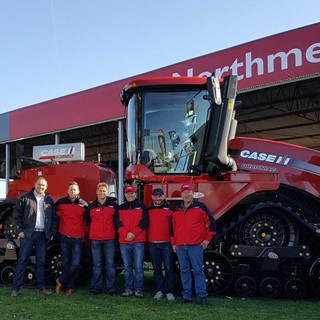 The Case IH Team in NAMPO Harvest Day in South Africa