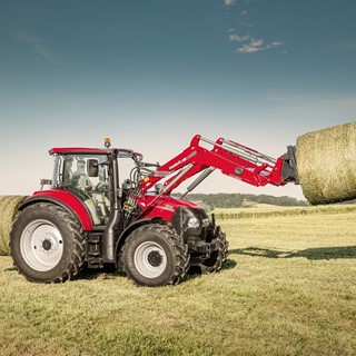 Case IH Luxxum Tractor with a front loader