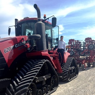 Congressman Darin LaHood at CNH Industrial's Goodfield, Illinois manufacturing and R&D site