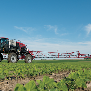 The new Case IH Patriot 2250 sprayer features best-in-class-rated and peak horsepower.