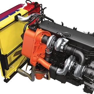 The Steiger® 620 HD indirect engine cooling system