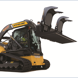 New Holland CTL featuring updated low-profile undercarriage design
