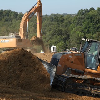 The CASE 2050M Completes the Backfilling of the Pipeline
