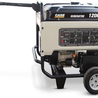 The new CASE 12,000-watt generator delivers a continuous 9,500-watts, with up to 40 amps of output.