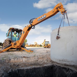 In the world of the backhoe, a little extra counterweight provides added stability