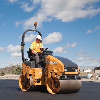 One contest entrant will take home the grand prize of a 2014 CASE DV26 small double drum asphalt roller.