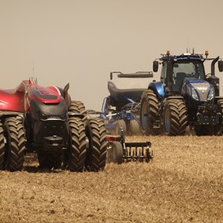 The autonomous tractor concept from CNH Industrial brand Case IH and New Holland Agriculture