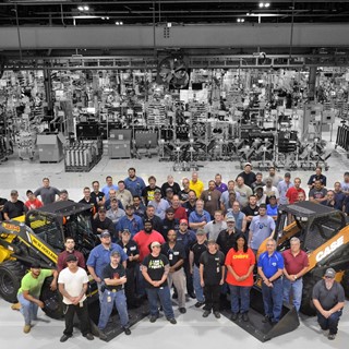 CNH Industrial employees at the Wichita construction equipment plant