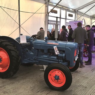 100 years of tractor production celebrated with vintage and modern tractors on New Holland’s LAMMA stand