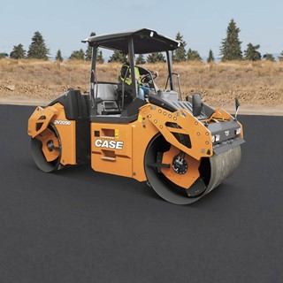 New DV209D and DV210D double drum asphalt rollers deliver reliable compaction performance