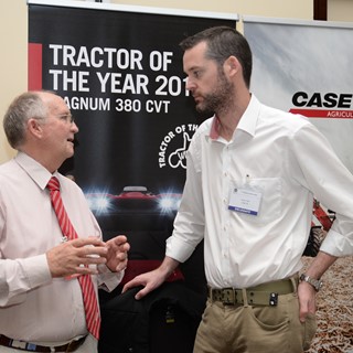 Ian Allen, General Manager Case IH distributor in Kenya and Brian Hall, Case IH Corporate Farming Specialist