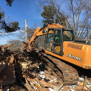 CASE CX210C Excavator has been donated to Team Rubicon