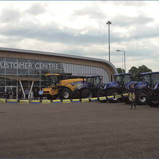 New Holland tractors return to Basildon after completing 5000 mile coastline challenge for charity