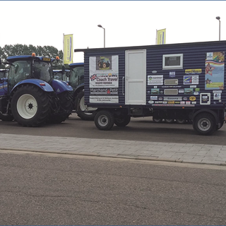 New Holland tractors return to Basildon after completing 5000 mile coastline challenge for charity