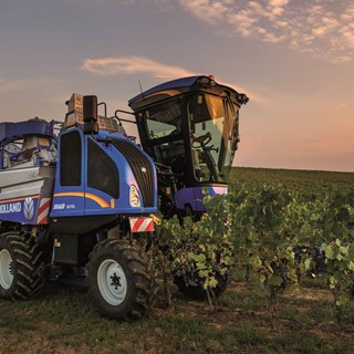 New Holland Braud 9000 grape harvester