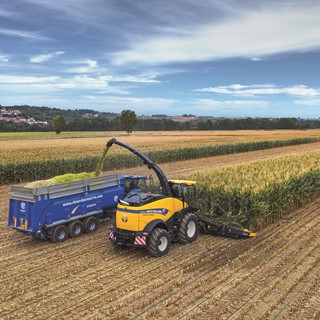 New Holland Agriculture's FR920 working in the field