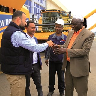 New Holland Agriculture has recently delivered its 45th combine harvester in 2017 to Ethiopia