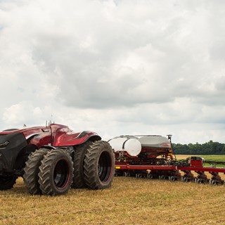 The Case IH autonomous concept tractor first debuted in August 2016