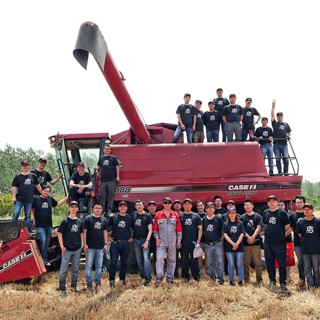 Case IH conducted training on the Axial-Flow® 4088 HD combine