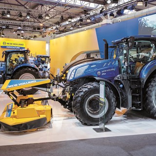 New Holland T7 on display at FIMA show