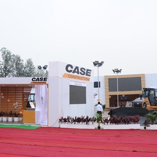 CASE Construction Equipment's stand at EXCON 2017