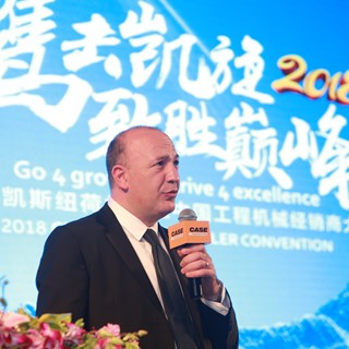 Luca Mainardi, President of CNH Industrial China addressed the attendees at the conference
