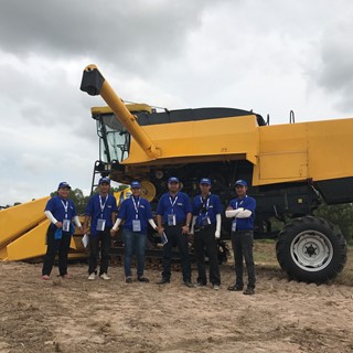 Advantage Training 2017 with the TC5.30 combine harvester