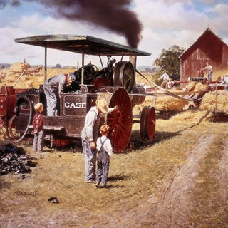 1869年，凯斯公司制造出首台蒸汽拖拉机