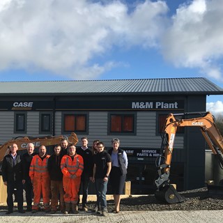 CASE dealer M&M Plant opens its £1M new head office and depot