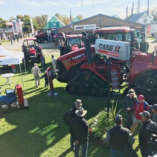 The Case IH set up at NAMPO 2018