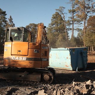 CASE Construction Equipment, and heavy equipment dealers donated equipment for the project