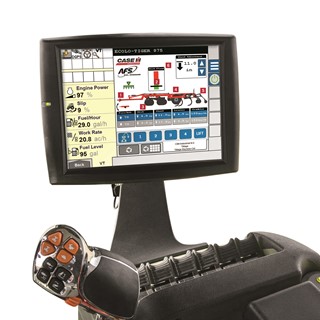 The intuitive AFS Soil Command user interface on the AFS Pro 700