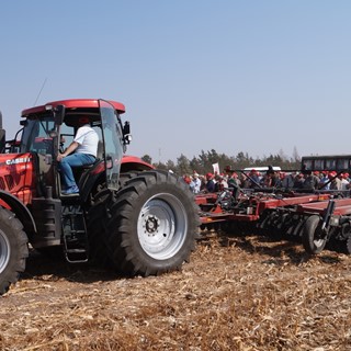 Case IH Annual Farmers Day in South Africa, here demonstrating tillage equipment