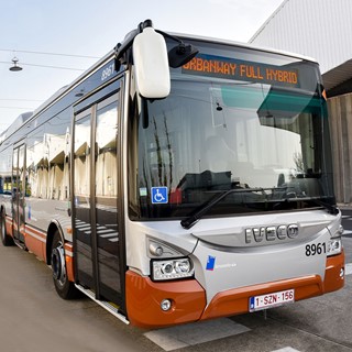 A consignment 141 18-meter-long hybrid electric Urbanway buses for the city of Brussels in Belgium