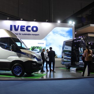 The IVECO China stand at CIIE