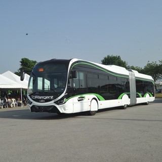 A Crealis bus that will be used in Ivory Coast