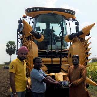 New Holland Agriculture delivers its powerful FR500 Forage Harvester in Andhra Pradesh