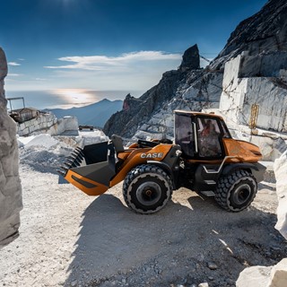 01 The CASE methane powered concept wheel loader has been designed to deliver oustanding productivity in a sustainable