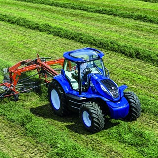 Trator conceito New Holland movido a biometano