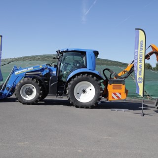 Trator New Holland movido a biometano